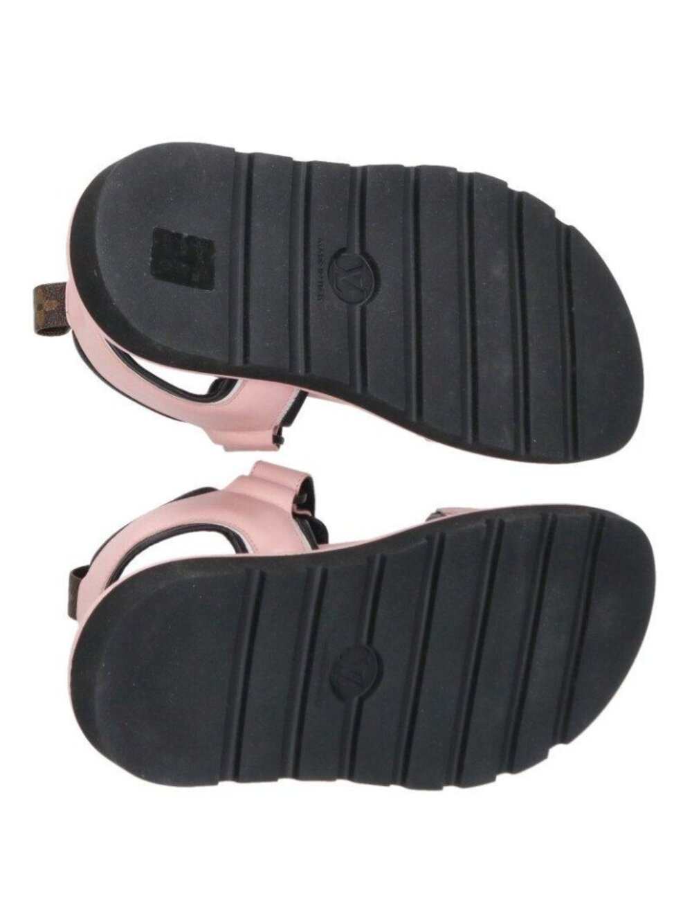 Louis Vuitton Pour Pillow Line Logo Belt Strap Sandals 38 - Picture 3 of 5